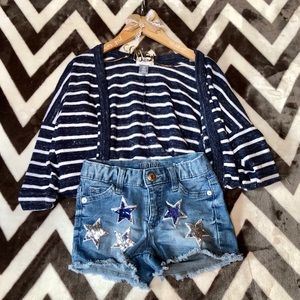 Cardigan & Short Set